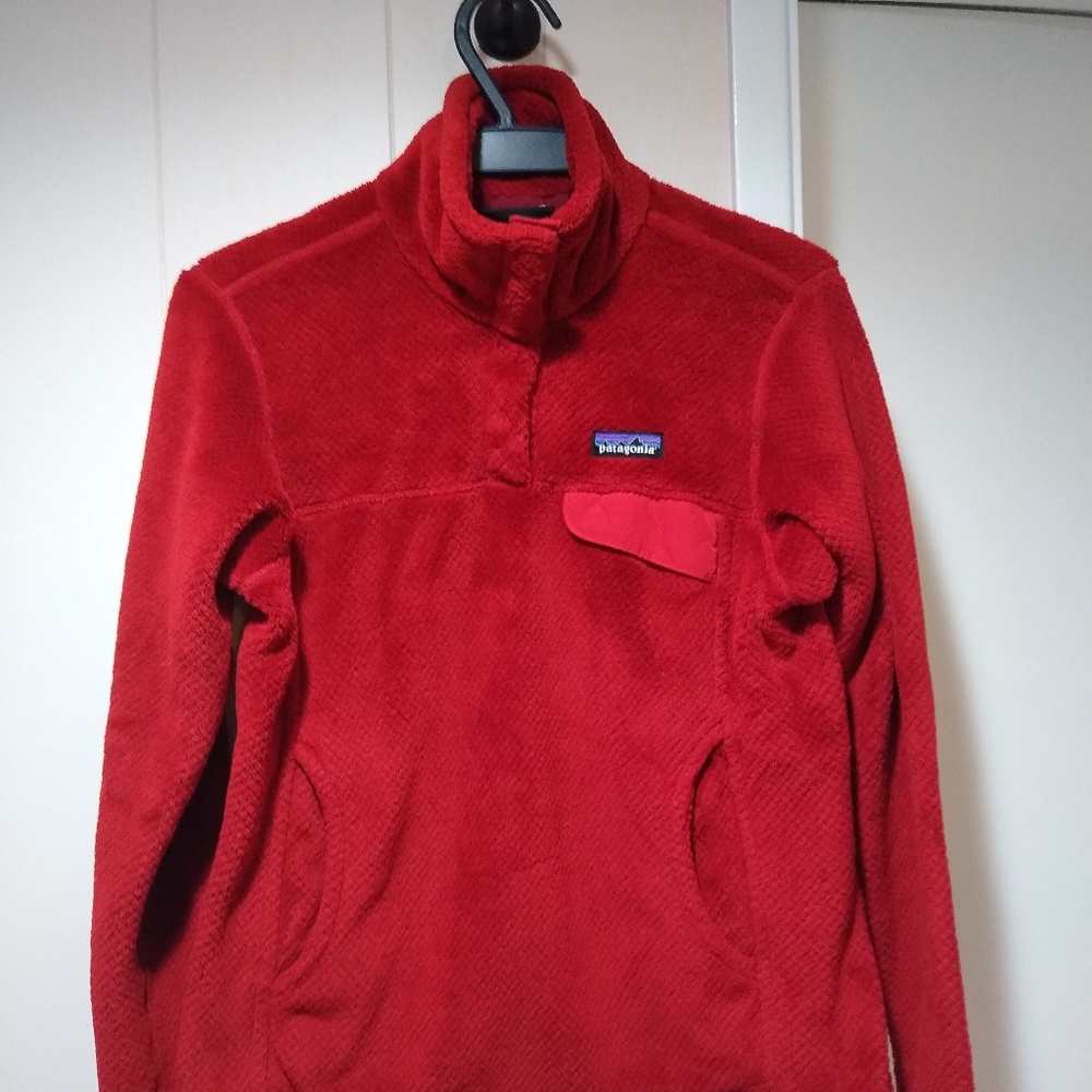Red-Rust ❤️ Patagonia Snap Pocket Pullover 🧥